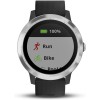 Garmin 010-01769-01 Vivoactive 3, GPS Smartwatch with Contactless Payments and Built-In Sports Apps, Black with Silver Hardware