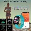 Smart Watch, FirYawee Smartwatch for Android Phones and iOS Phones,Fitness Tracker Waterproof IP68 with Heart Rate Monitor and Sleep Monitor,Step and Distance Counter,Smart Watch for Men Women