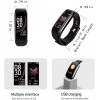 Smart Watch, Fitness Tracker with Body Temperature Thermometer Blood Oxygen Heart Rate Blood Pressure Monitor Sleep Monitor Step Counter Pedometer Calorie Counter IP67 Waterproof for Women Men Kids