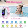 YEGKGO Fitness Tracker for Kids Girls Boys Teens, IP68 Waterproof Activity Tracker with Pedometer Calorie Counter, Heart Rate &amp; Sleep Monitor Fitness Watch, Call &amp; SMS Reminder, Gift for Kids